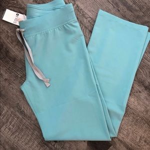 Figs Seaglass scrub pants